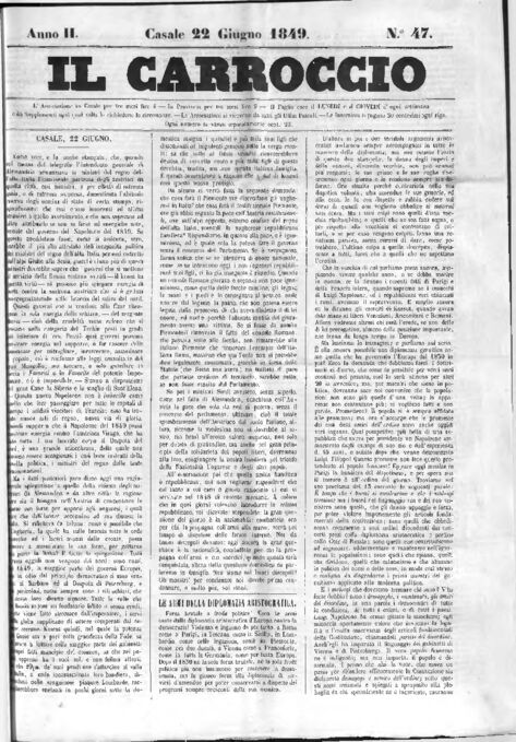 Il Carroccio - Edizione 47 del 22/06/1849